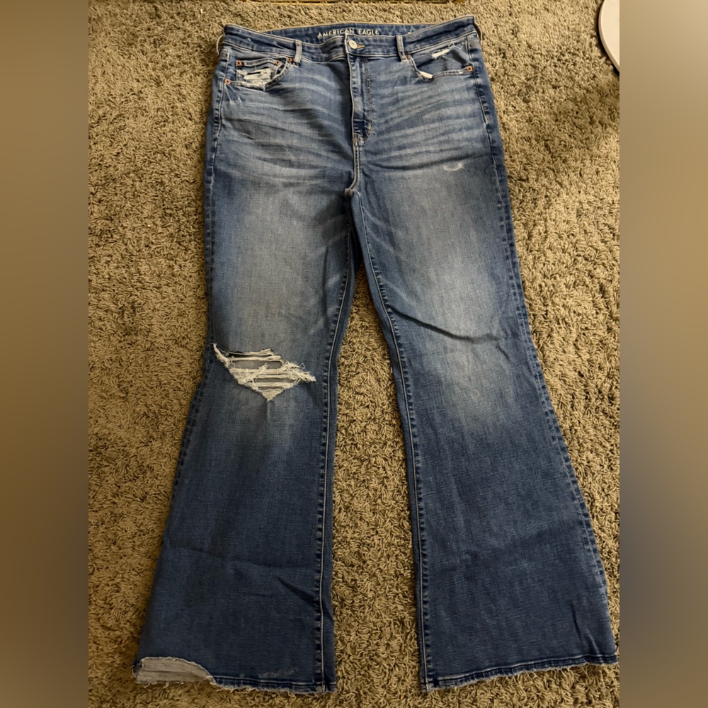 american eagle flare jeans